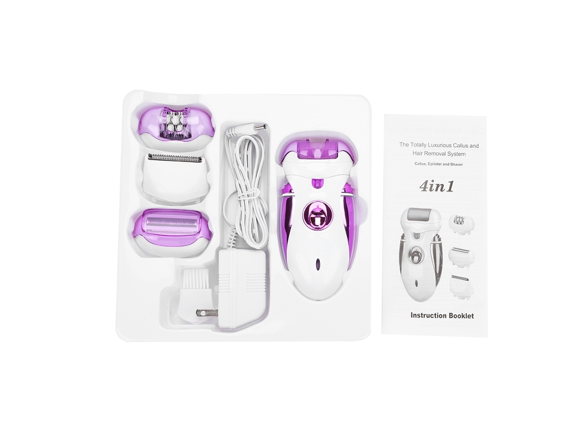 Depiladora Elétrica Recarregável 4en1 Depilación Manicura