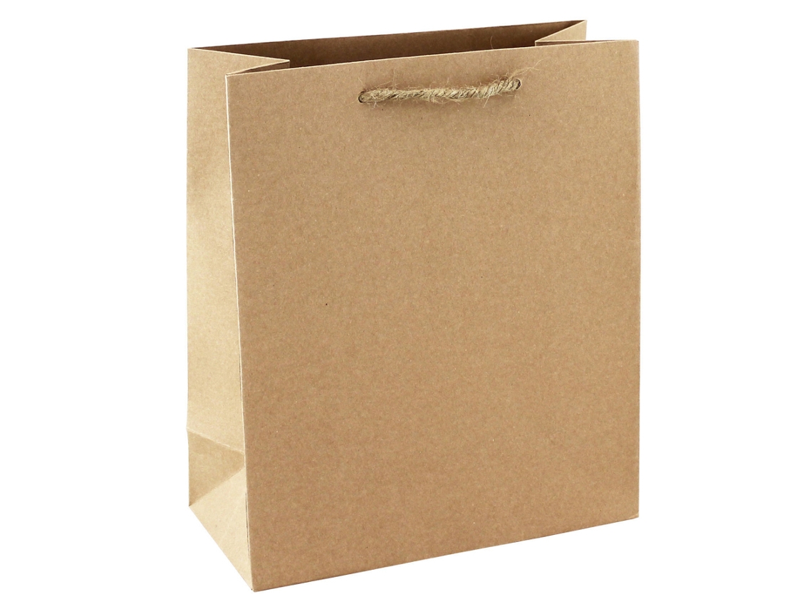 Bolsa Presente CLAIREFONTAINE Kraft Marrom Média