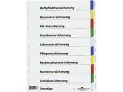 Separador DURABLE 6741-27 Multicor (A4)