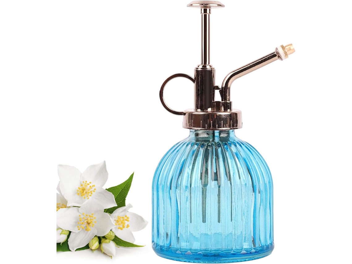 Pulverizador de Vidro para Plantas, 230 Ml, Cor Preta AQUAFORGE