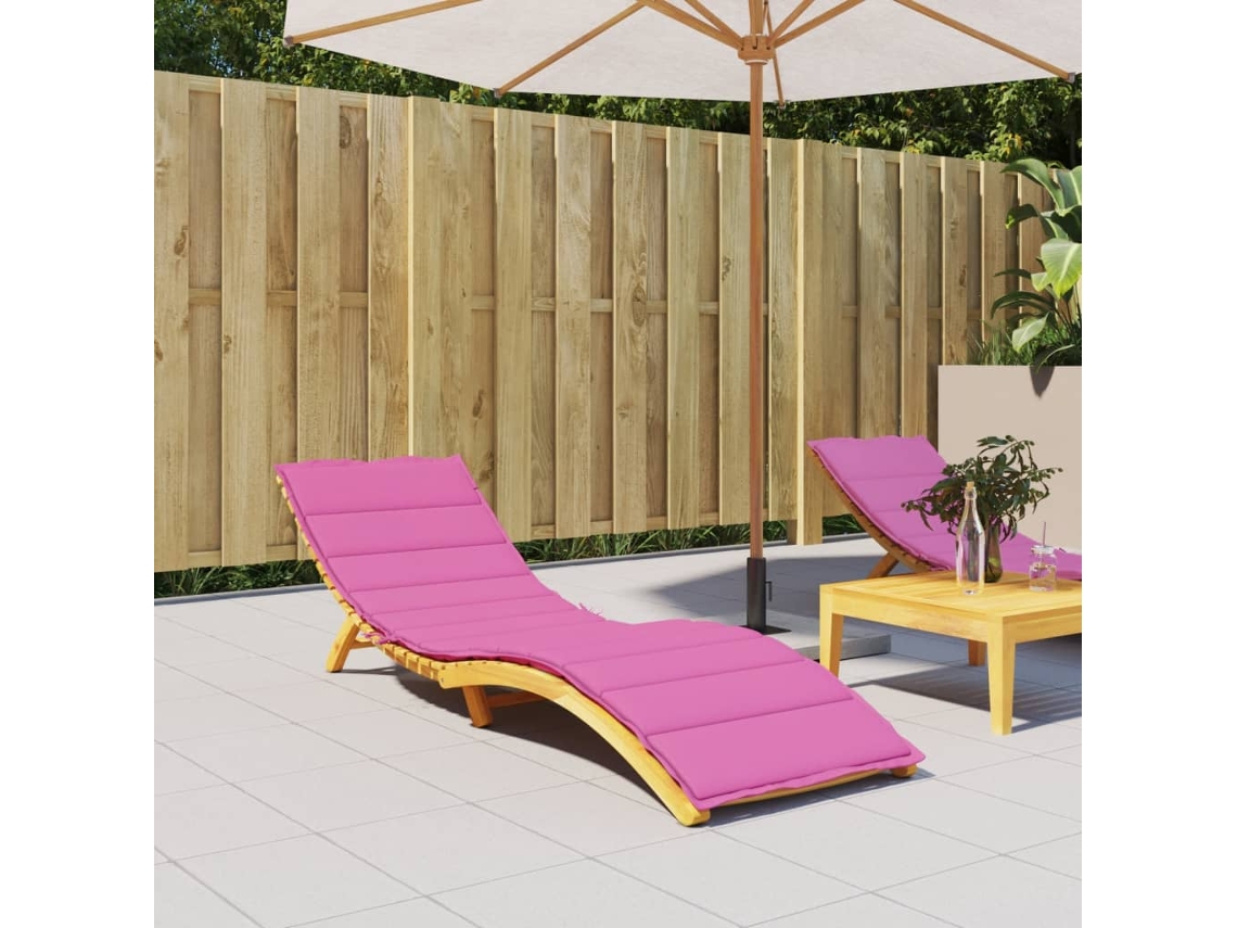 Vidaxl Almofadão P/ Espreguiçadeira Tecido Oxford Rosa