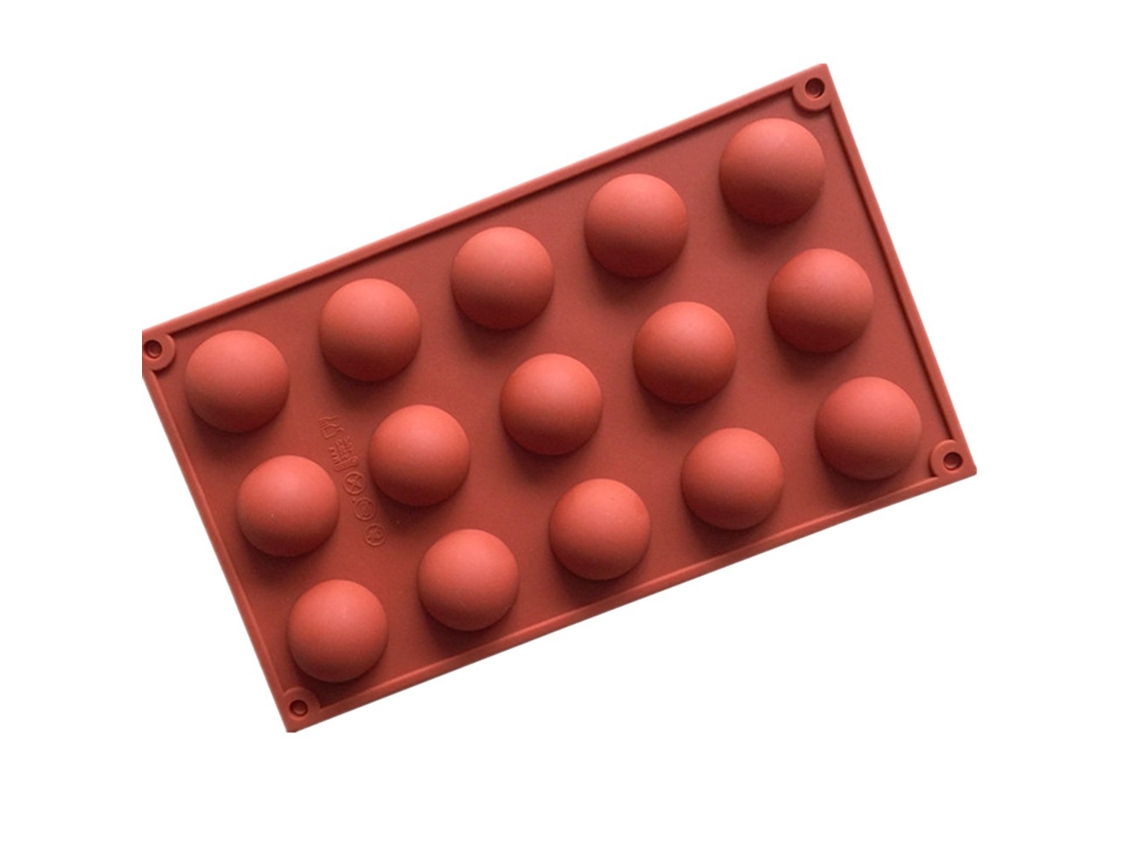 Molde De Silicona Para Chocolate Com 15 Compartimentos Reutilizável Para Confeitaria, Sabonete, Fondant E Decoração De Bolo De Aniversário