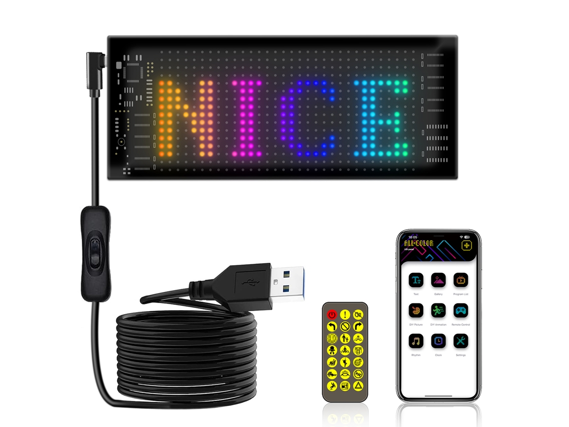 Luz de Palco 17leds RGB Controle Remoto S/MARCA