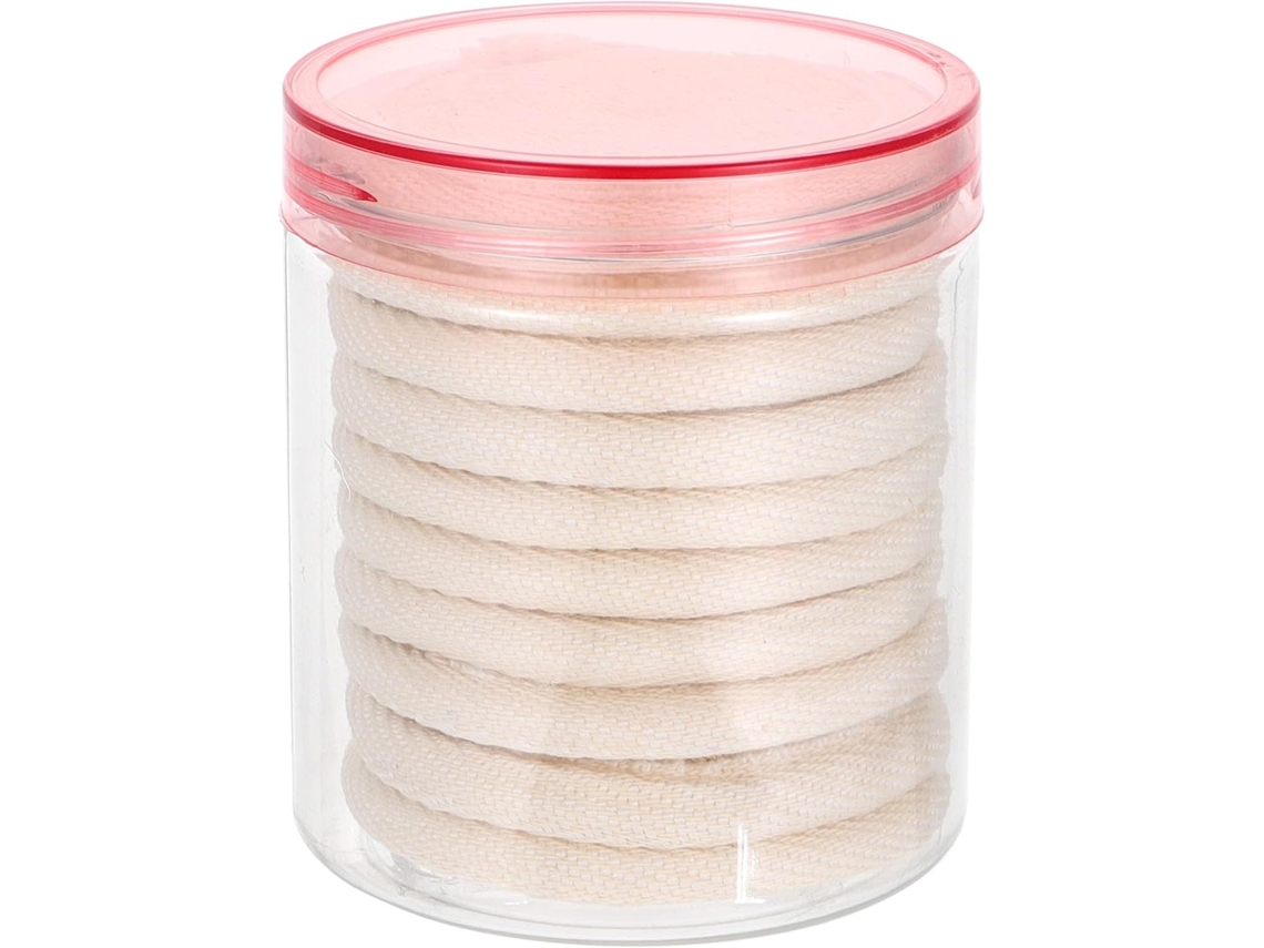 Discos De Limpeza Facial De Esponja Vegetal Bege Para Remover Maquiagem.
