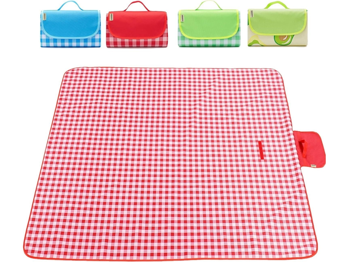 Lurelia Manta Piquenique Cobertor De Piquenique Extra Grande À Prova D'água Para Acampamento, 79 X 77 Polegadas, Cobertor De Praia À Prova De Areia
