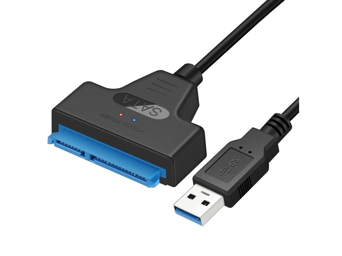 Cabo Adaptador Sata Para Usb 3.0 Para Disco Rígido De 2.5 Polegadas Hdd/ssd, Transferência De Dados E Conversor Para Disco Externo Com Suporte Uasp