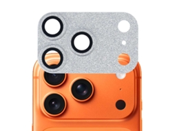 Protetor de Câmara Glitter Cinzento para iPhone 17 Pro LA CASA DE LAS CARCASAS