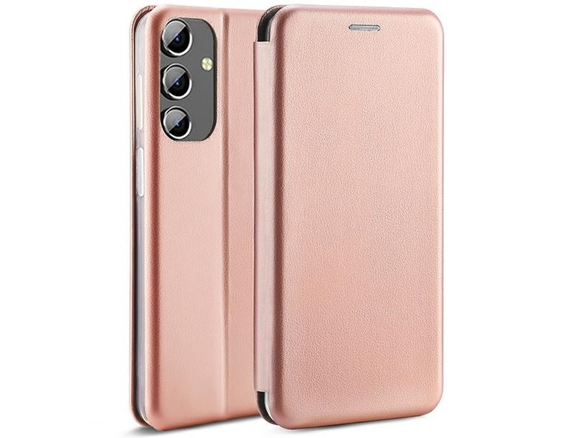 Capa para Samsung Galaxy A04 s BELINE Pele Sintética Magnética Rosa