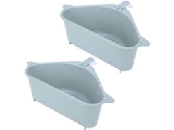 Conjunto De 2 Coadores Óleo Seda, Coador Seda Para Pia, Escorredor Canto Triangular Coletor Alimentos. -aquaforge