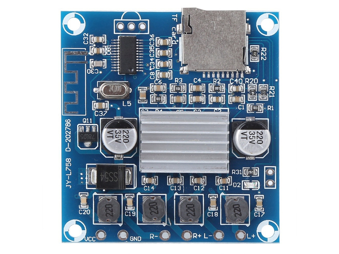 Placa de Amplificador Digital Bluetooth 15w+15w