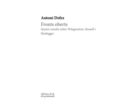 Livro Fronts Oberts de Antoni Defez (Catalán)