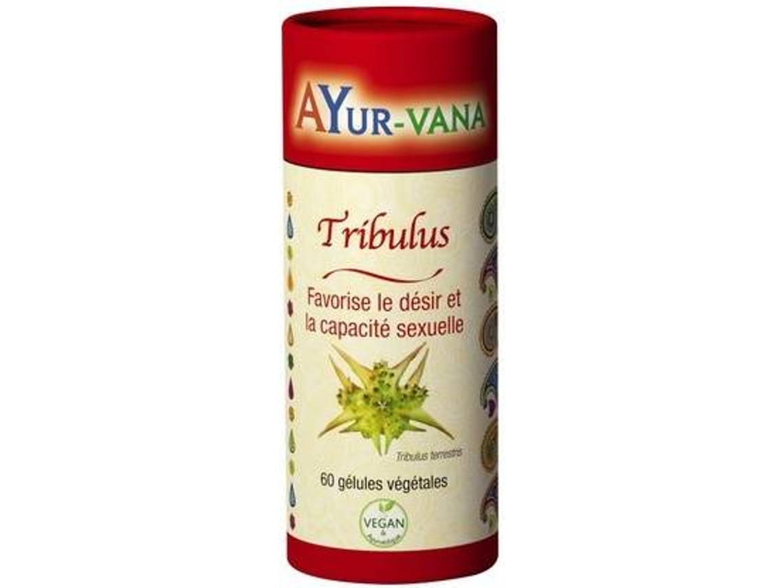 Suplemento Alimentar AYUR-VANA Tribulus - Pillbox (60 cápsulas vegetais de 370mg)