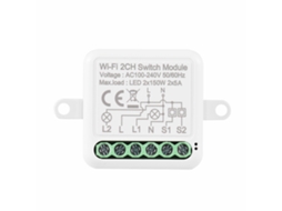 Interruptor WiFi 2 canais com Controle por Voz