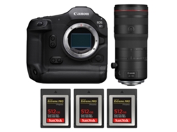 Eos R1 + Rf 24 105mm F/2.8 L Is Usm Z + 3 Sandisk 512gb Extreme Pro Cfexpress Type B + Ebook “20 Dicas para Fotos Que Impressionam” CANON