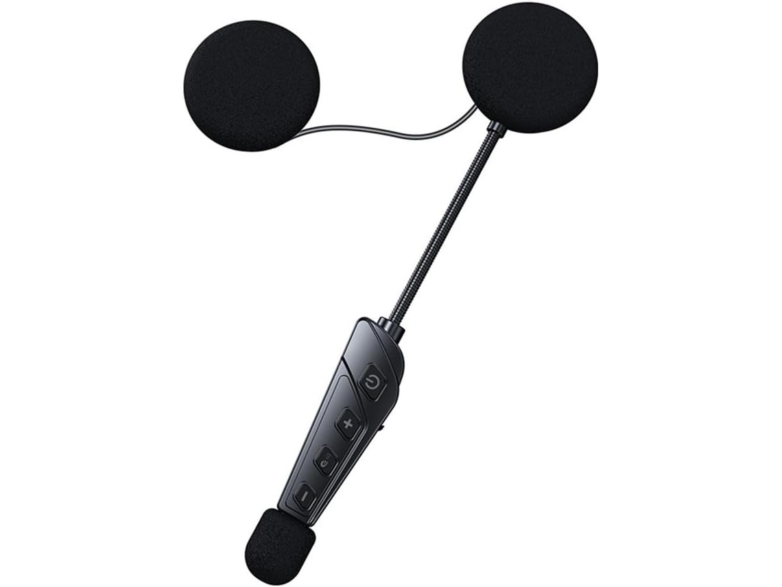 Casque De Moto Integrado Para Talkie-walkie - Discutir Sem Problemas Preto Taille Compacte Mais Conforto