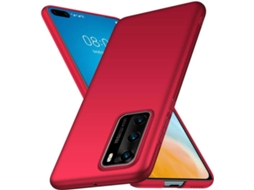 Capa Huawei P40 HONGWE. Vermelho