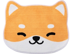 Tapete de Casa de Banho WJS Cão Akita (Amarelo - 50 x 60 cm)