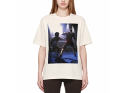Rockinstone Rocky Movie Down For This Solid Natural Adult T-shirt Size:s