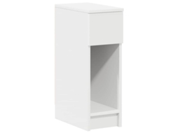 Mesa de Cabeceira com Gaveta 20x36x60 Cm Branco MAISON EXCLUSIVE