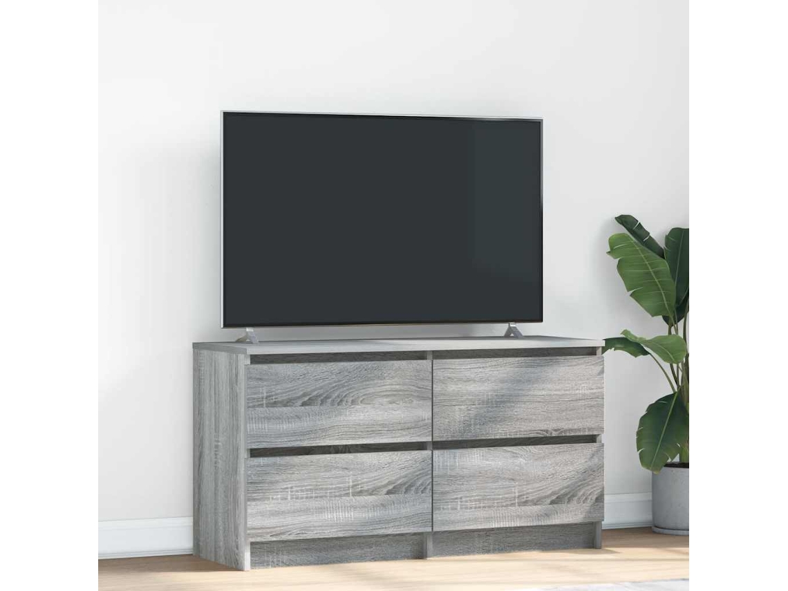 Vidaxl Móvel de Tv 100x35x54 Cm Derivados de Madeira Cinzento Sonoma