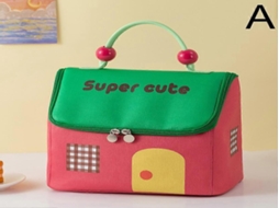 Lurelia Bolsa Térmica Para Almoço, Em Pu, Grande Capacidade, Leve E Compacta