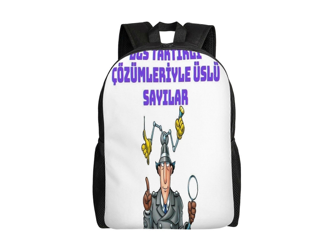 Mochila De Estudante Inspector Gadget F132, Leve, Durável, À Prova Dágua E Com Alça De Ombro Ajustável. G132 Olysi Shop