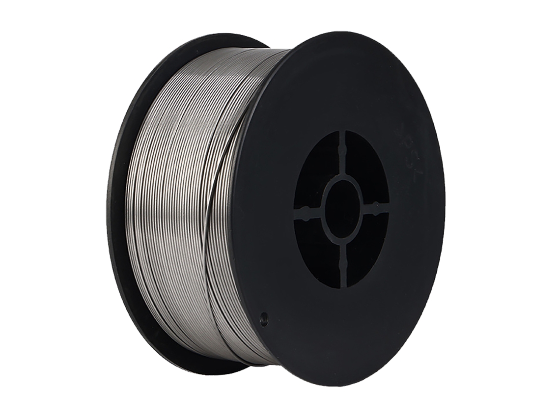 Arame de solda sem gás com núcleo de fluxo de 1 mm de alto desempenho em aço titânio sólido.