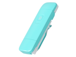 (verde) Luz De Leitura De Encaixe Usb Recarregável, Ajustável, Inclui Bateria Recarregável.