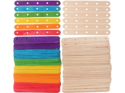 300 Palitos De Picolé De Madeira Com Furos