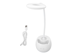 Rebe-lâmpada De Escritório Led Recarregável Usb Com 3 Modos, Controle Táctil, Porta-canetas E Proteção Para Os Olhos, Ideal Para Casa E Escritório