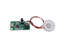 Módulo umidificador USB de 2 W com placa atomizadora, grande volume de spray, baixo ruído, para projetos "faça você mesmo" (5 V)