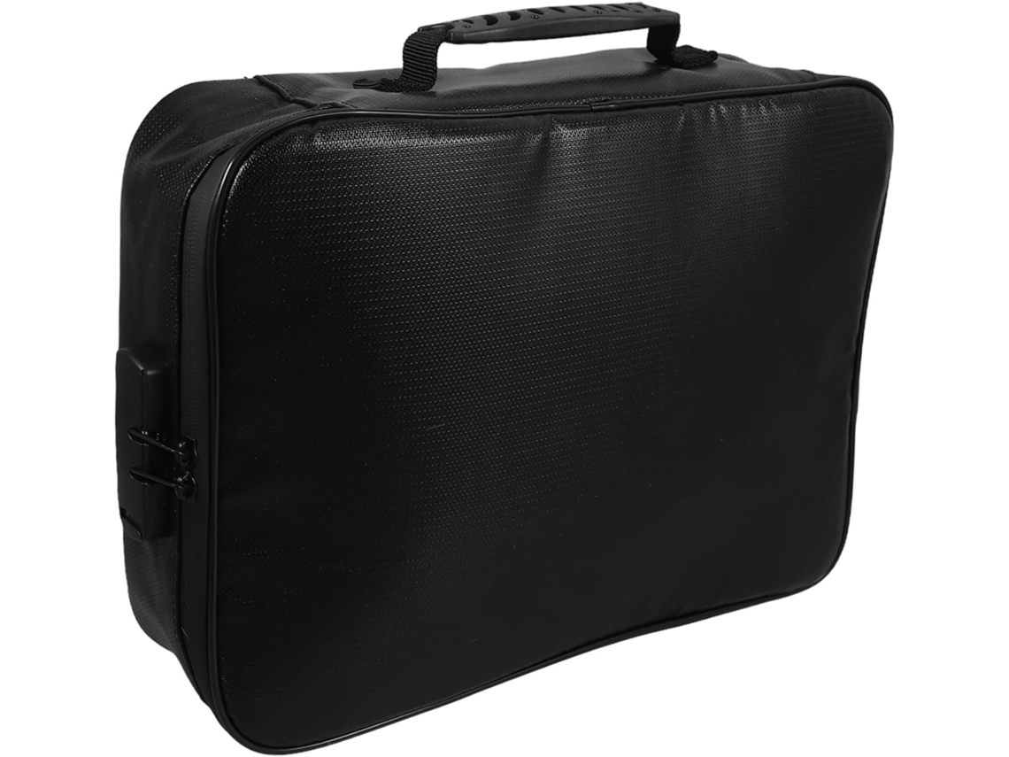 Bolsa de Armazenamento Multicamadas À Prova Fogo com Trava, Organizador Documentos e Passaportes, Estojo Prote