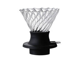 Interruptor Gotejador de Imersão de Vidro V60 para Cafeteira em Forma de V Gotejador de Café e Filtros V02