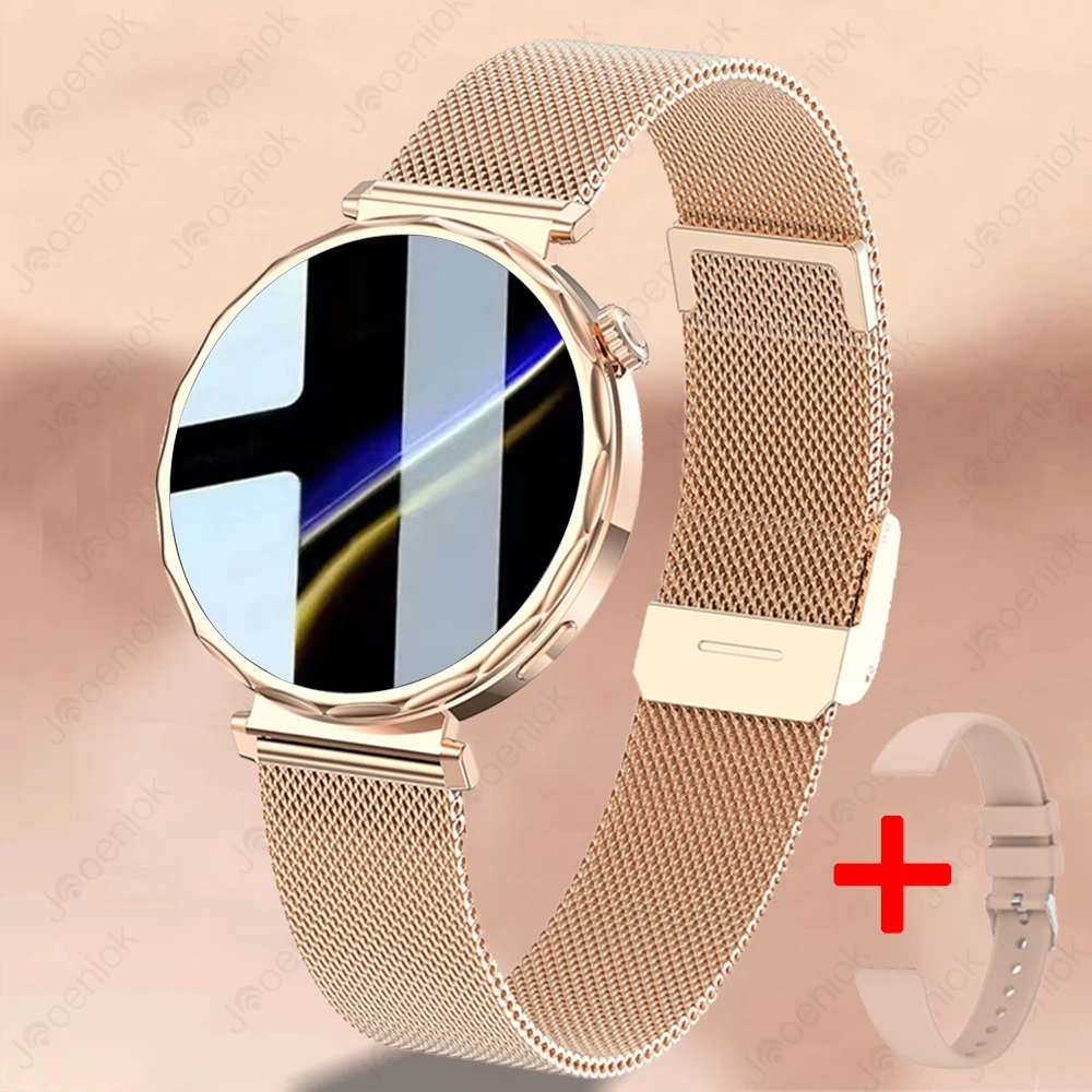 Smartwatch com Gps, Monitoramento de Frequência Cardíaca, Chamadas Bluetooth e Resistente À Água. MDUG (ouro Rosa)