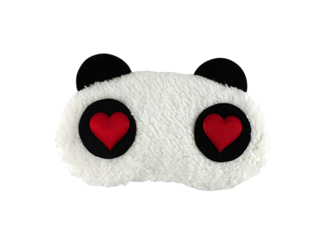 In Love Panda Fluffy Sleep Mask Para Viagens E Relaxamento*