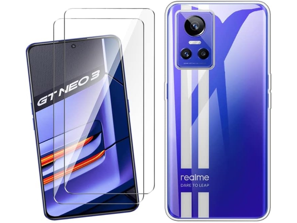 Capa Pezzi Proteção Protetora para Realme Realme Gt Neo 3 Hongwe. Textura Macia Transparente1