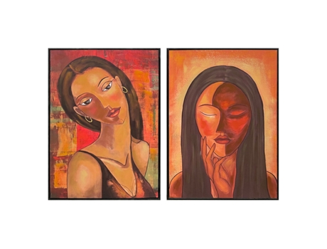 Pintura Dkd Home Decor Abstrato Moderno (60 X 3,5.