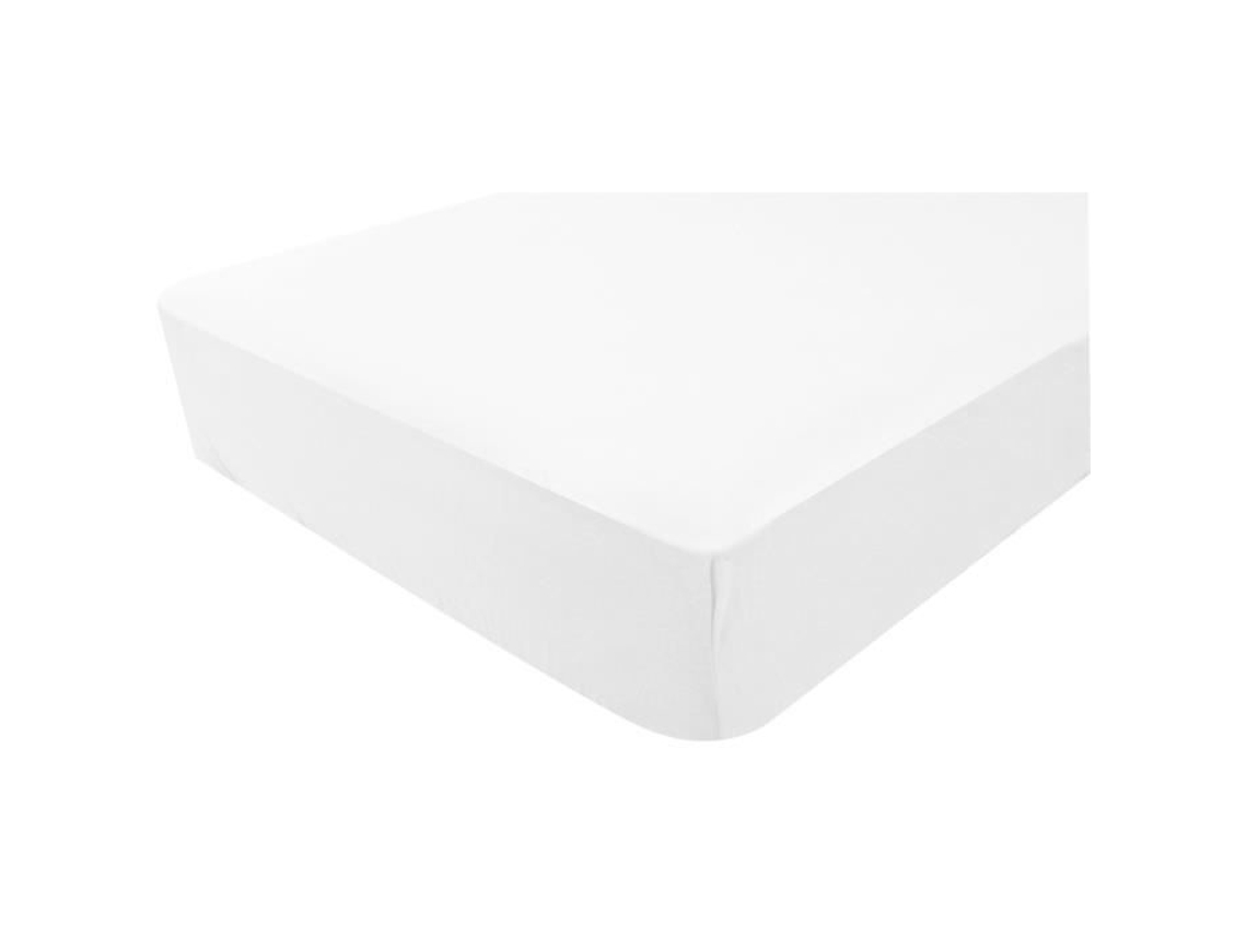 Lençol com elástico impermeável para co-sleeping, branco, 50 x 85 cm