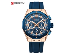 (azul) Relógio Unissex Multifuncional Com Mostrador Grande, À Prova D'água E Com Calendário, Com Pulseira Para Duas Pessoas.