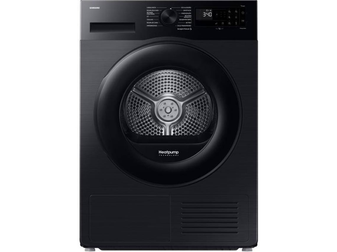 Máquina de Secar Roupa SAMSUNG DV90DG52A0ABEP (Outlet Grade B - 9 kg - Bomba de Calor - Preto)