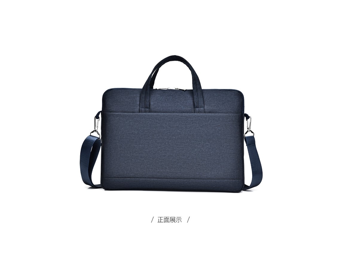 (tamanho Médio, Azul Claro) Bolsa Transversal Para Laptop/pasta Executiva, Grande Capacidade, Resistente A Impactos.