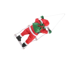 Adorno de Natal Papai Noel Escalando Decoração Pendente Interna/externa Toy Tree