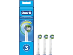 Recarga Escova Elétrica ORAL-B Precision Clean Branco (3 unidades)