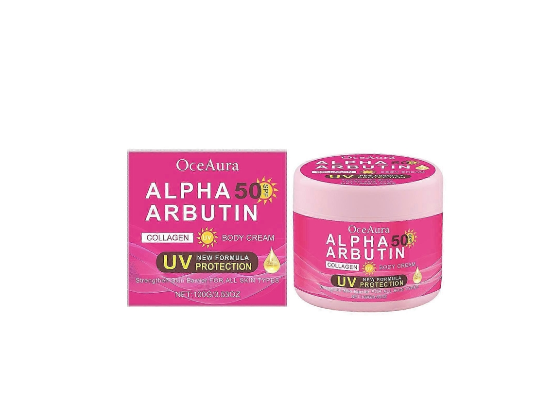 Creme Para Cuidados Com A Pele Com Arbutina. Ilumina A Pele Fina. Creme Refrescante Para A Pele. Nutre E Hidrata Suavemente.