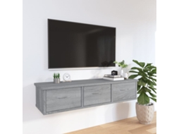 Vidaxl Armário Parede 88x26x18,5 Cm Derivados Madeira Cinzento Sonoma
