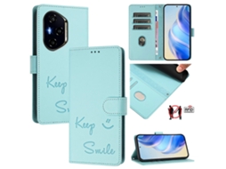 Capa De Couro Para Celular Com Rfid E Relevo Smile