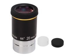 Ocular de Telescópio 1, 25 Polegadas com Distância Focal de 20 Mm e Lente Grande Angular 66 Graus para Observação Paisagens BRILVIBERA
