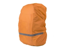 Capa para mochila impermeável Slowmoose laranja com faixa refletiva, impermeável e ultraleve (capacidade para 30 e 40 litros)