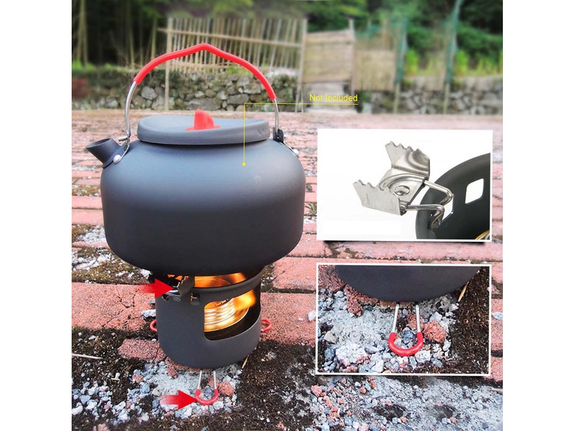 Queimador de Álcool para Camping Estufa com Suporte