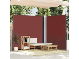 Vidaxl Toldo Lateral Retrátil 200x600 Cm Castanho
